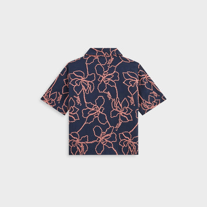 Kids Kith Kith Baby Iris Bennet Camp Shirt - Nocturnal