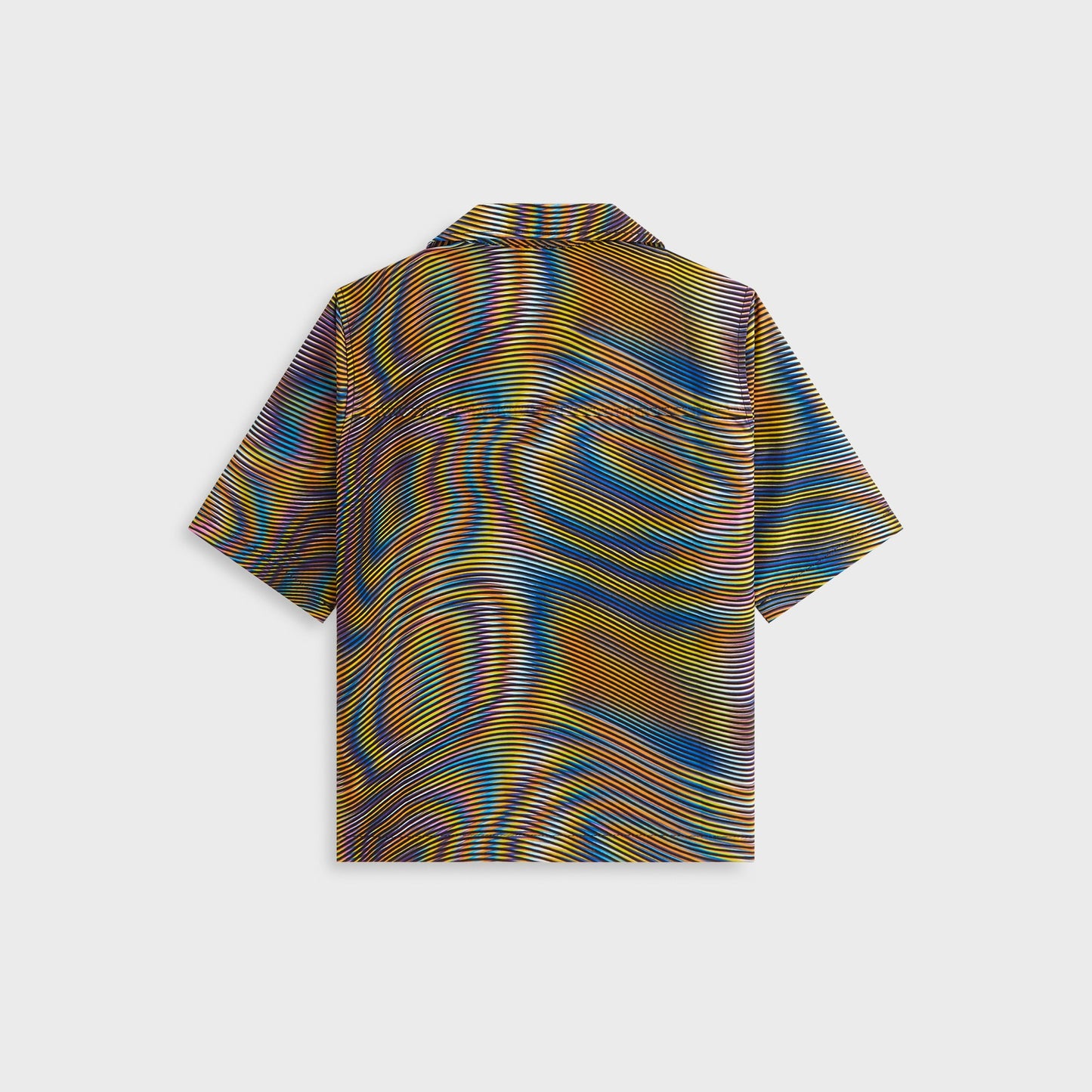 Kids Kith Kith Kids Moire Camp Shirt - Black