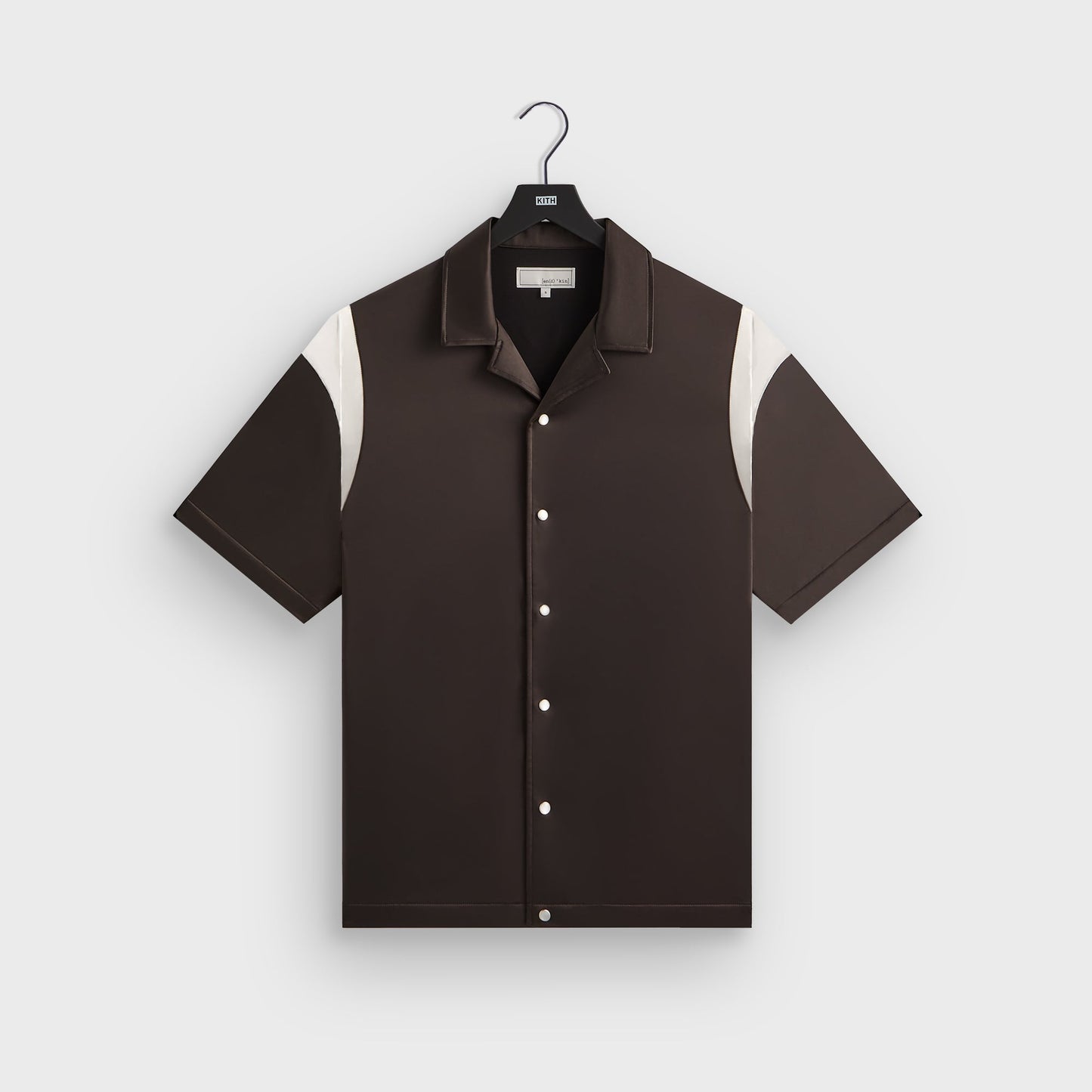 Men Kith &Kin Washed Satin Landon Souvenir Shirt - Kindling