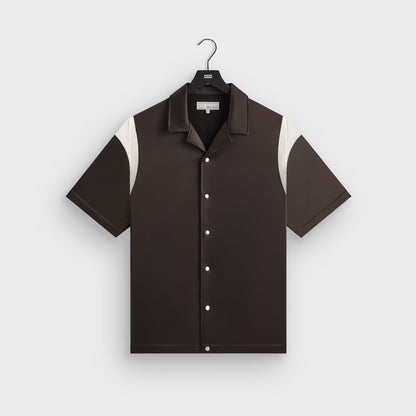 Men Kith &Kin Washed Satin Landon Souvenir Shirt - Kindling