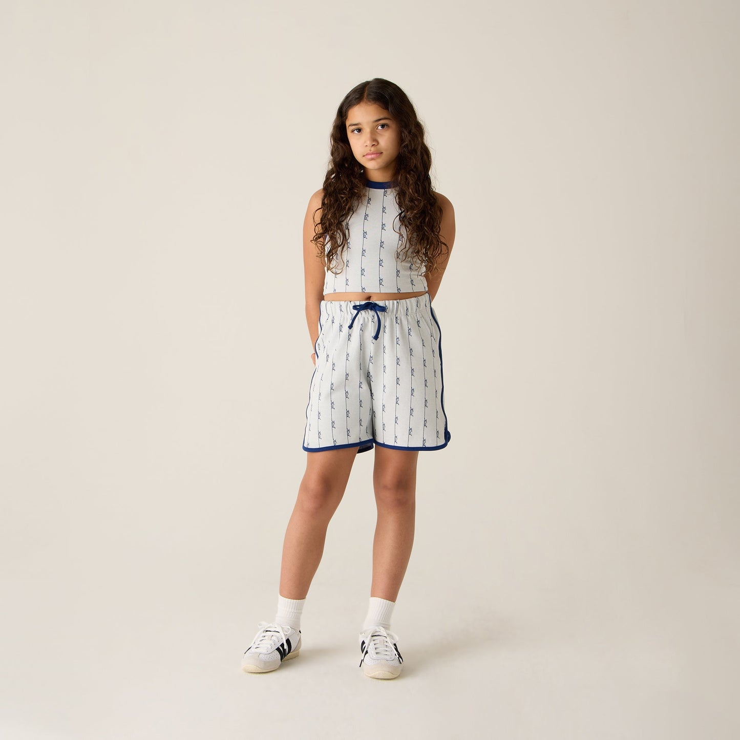 Kids Kith Kith Kids Script Knit Jordan Short - Sandrift