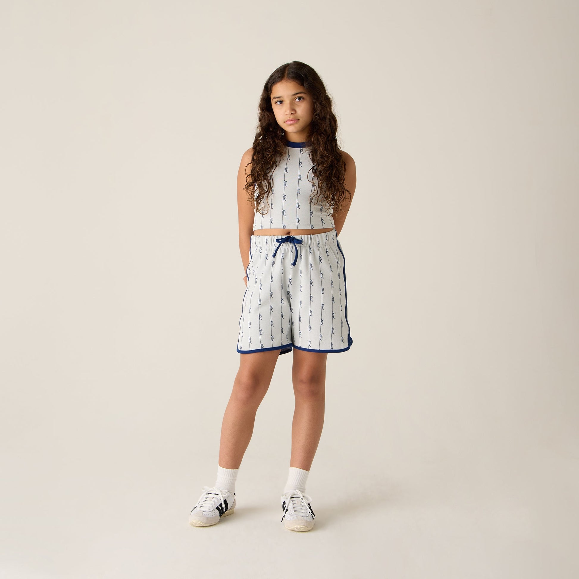 Kids Kith Kith Kids Script Knit Jordan Short - Sandrift