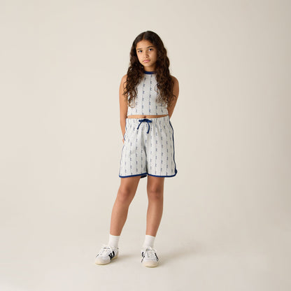 Kids Kith Kith Kids Script Knit Jordan Short - Sandrift