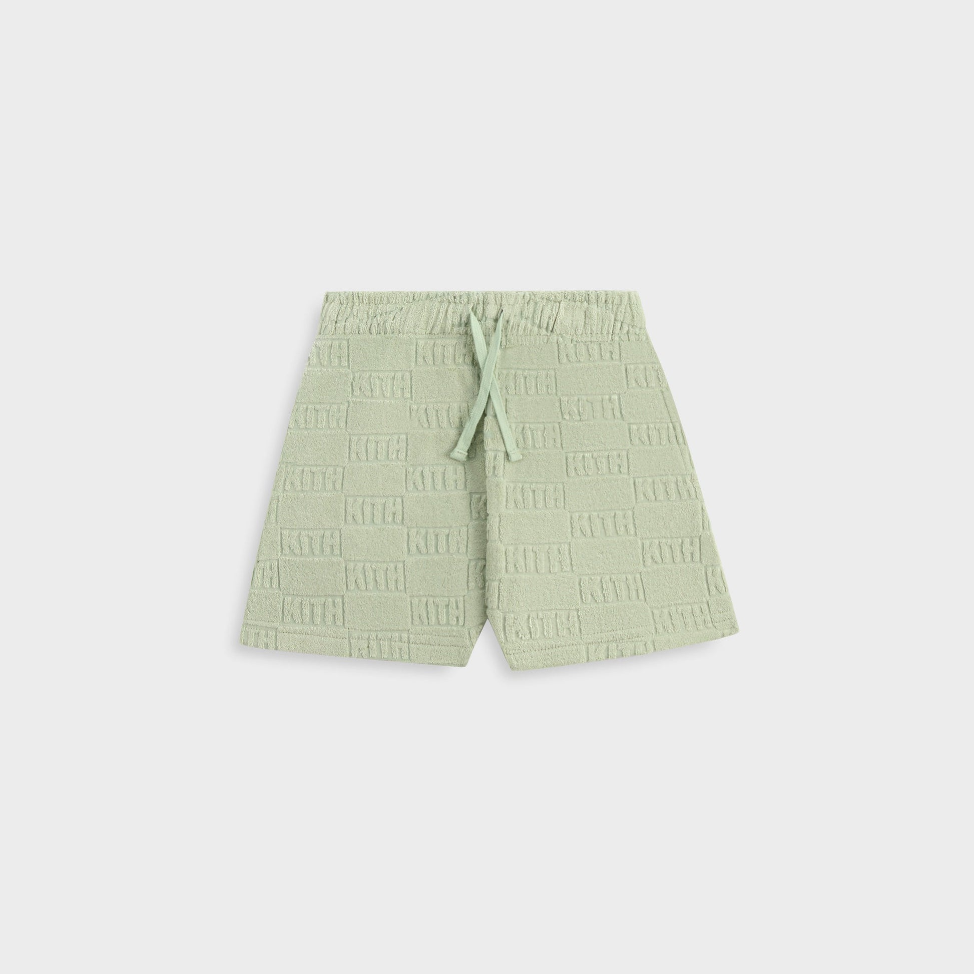 Kids Kith Kith Kids Monogram Terry Liam Short - Tranquility
