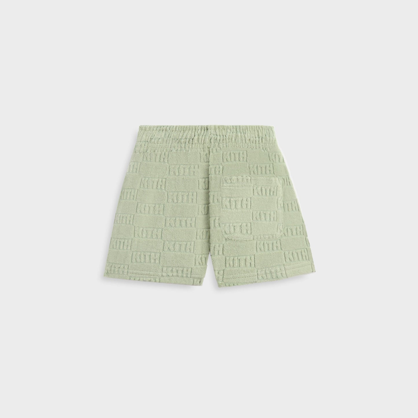 Kids Kith Kith Kids Monogram Terry Liam Short - Tranquility