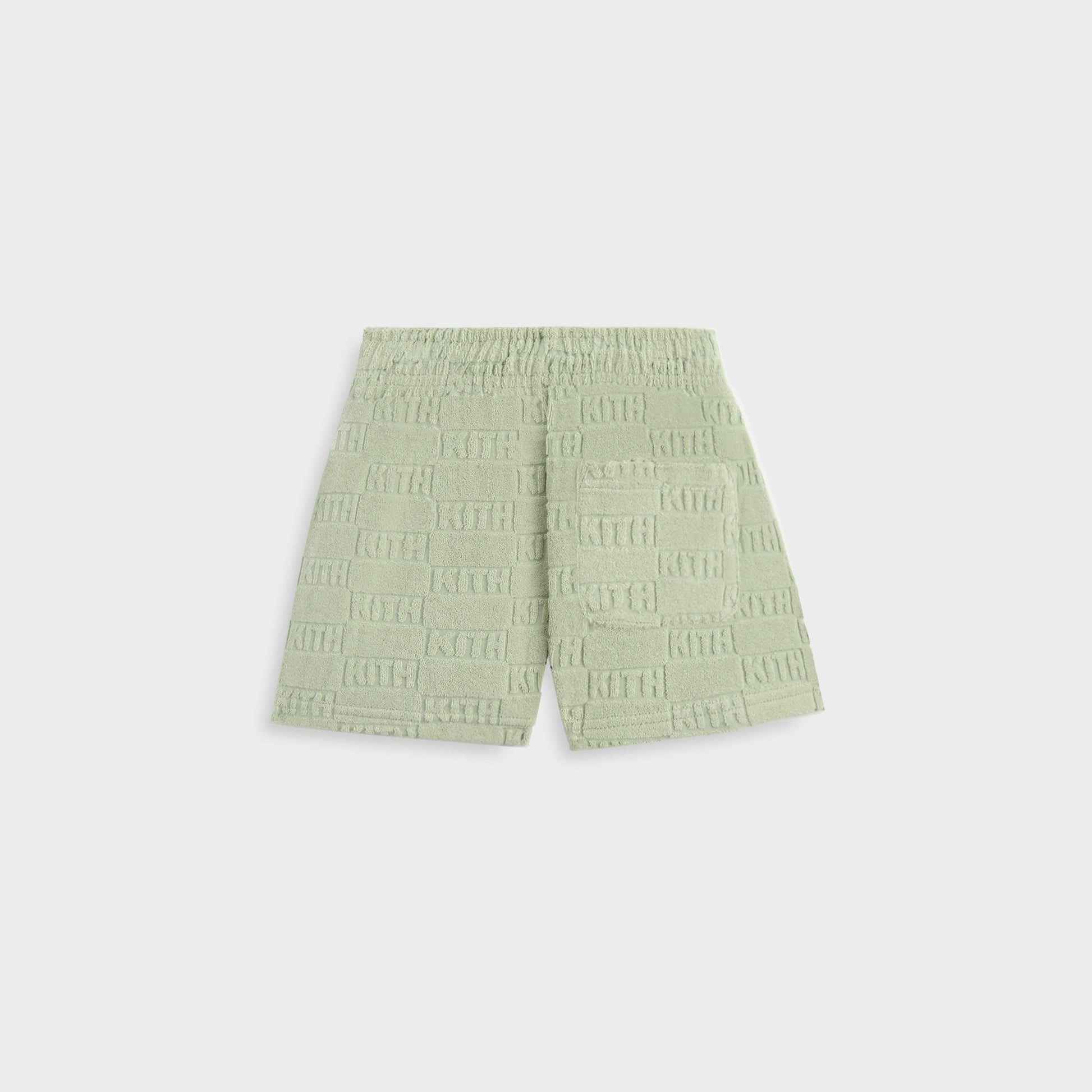 Kids Kith Kith Kids Monogram Terry Liam Short - Tranquility