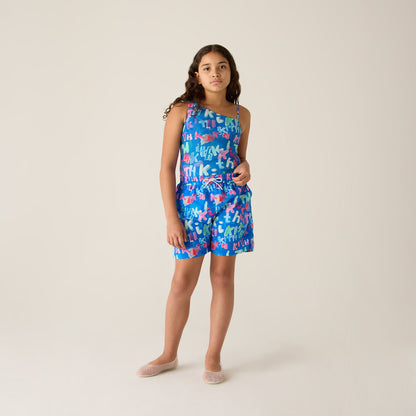 Kids Kith Kith Kids Kai Swim Trunk - Marina