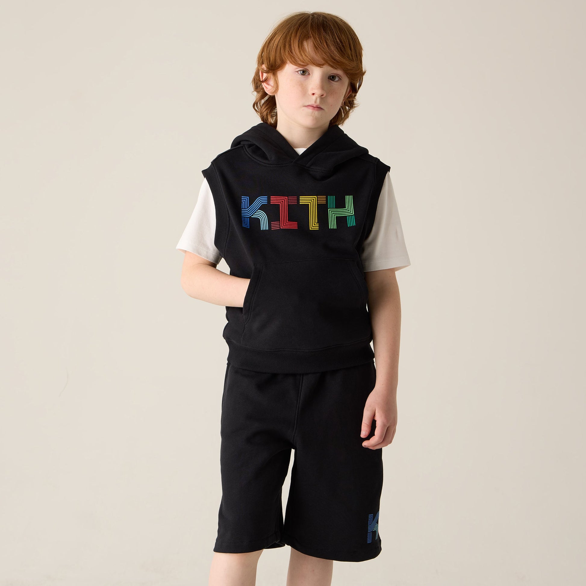 Kids Kith Kith Kids Pathways Nelson Short - Black