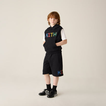 Kids Kith Kith Kids Pathways Nelson Short - Black