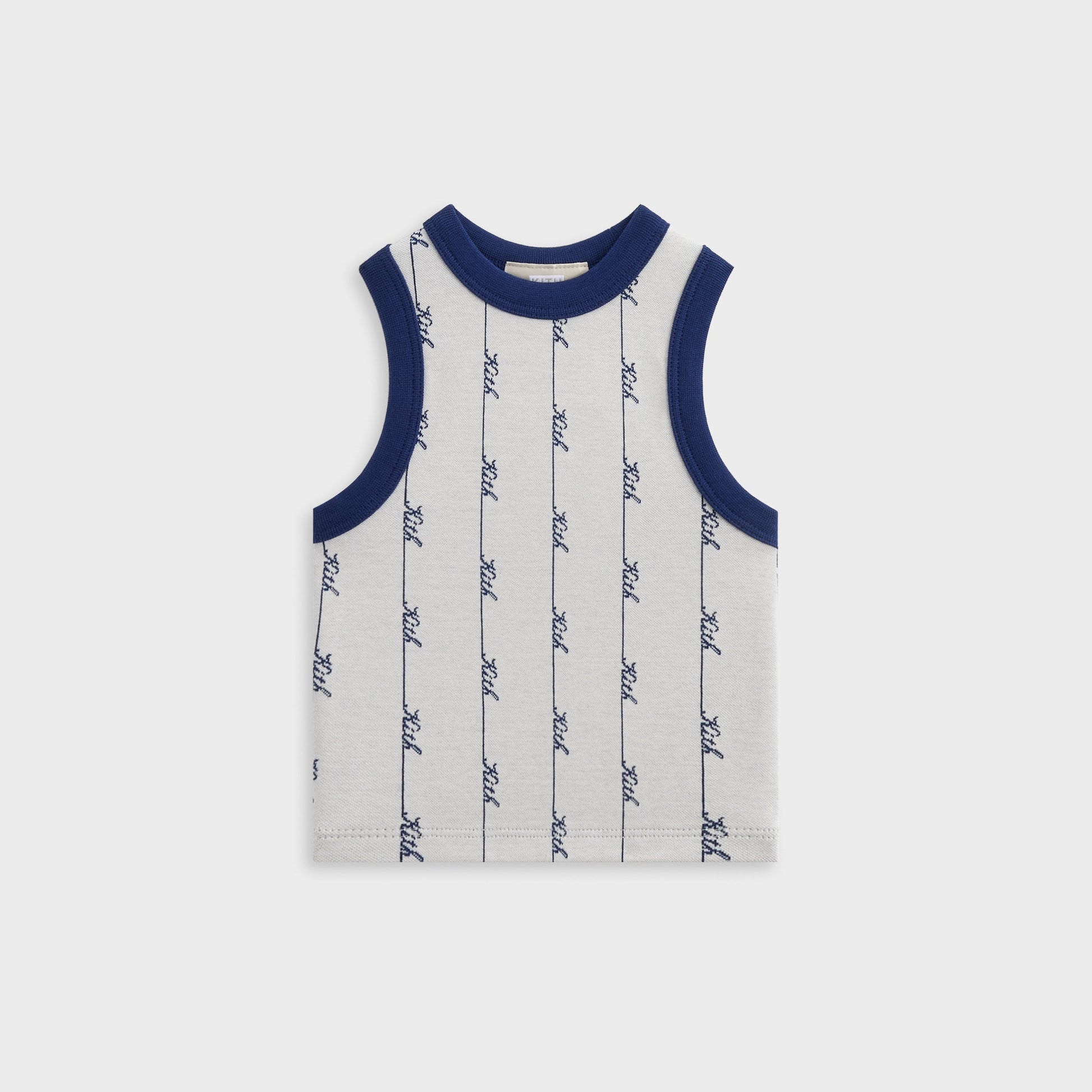 Kids Kith Kith Kids Script Knit Tiana Tank - Sandrift