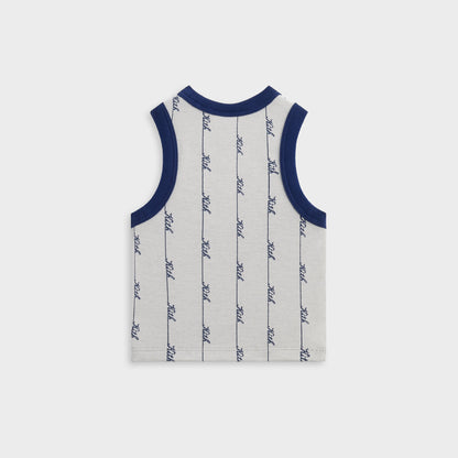 Kids Kith Kith Kids Script Knit Tiana Tank - Sandrift