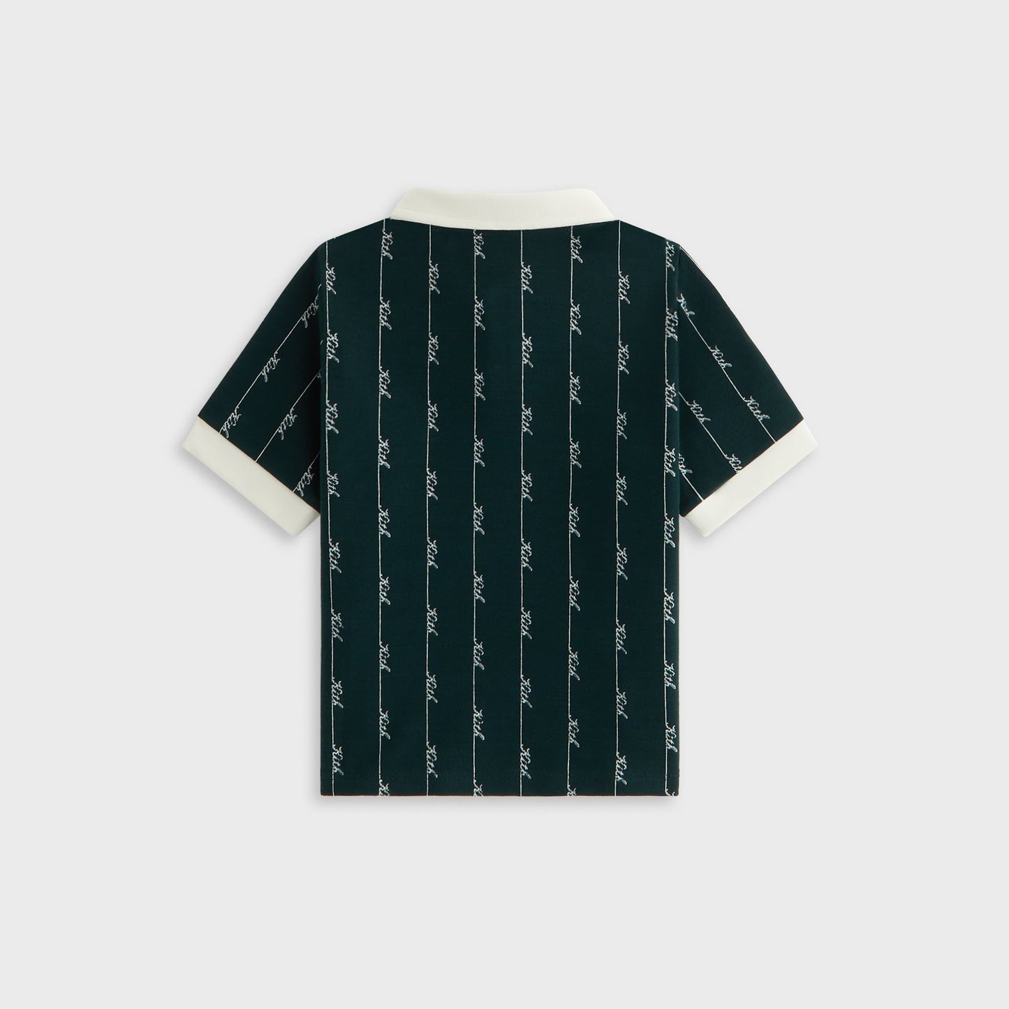 Kids Kith Kith Kids Script Knit Tilden Polo - Stadium