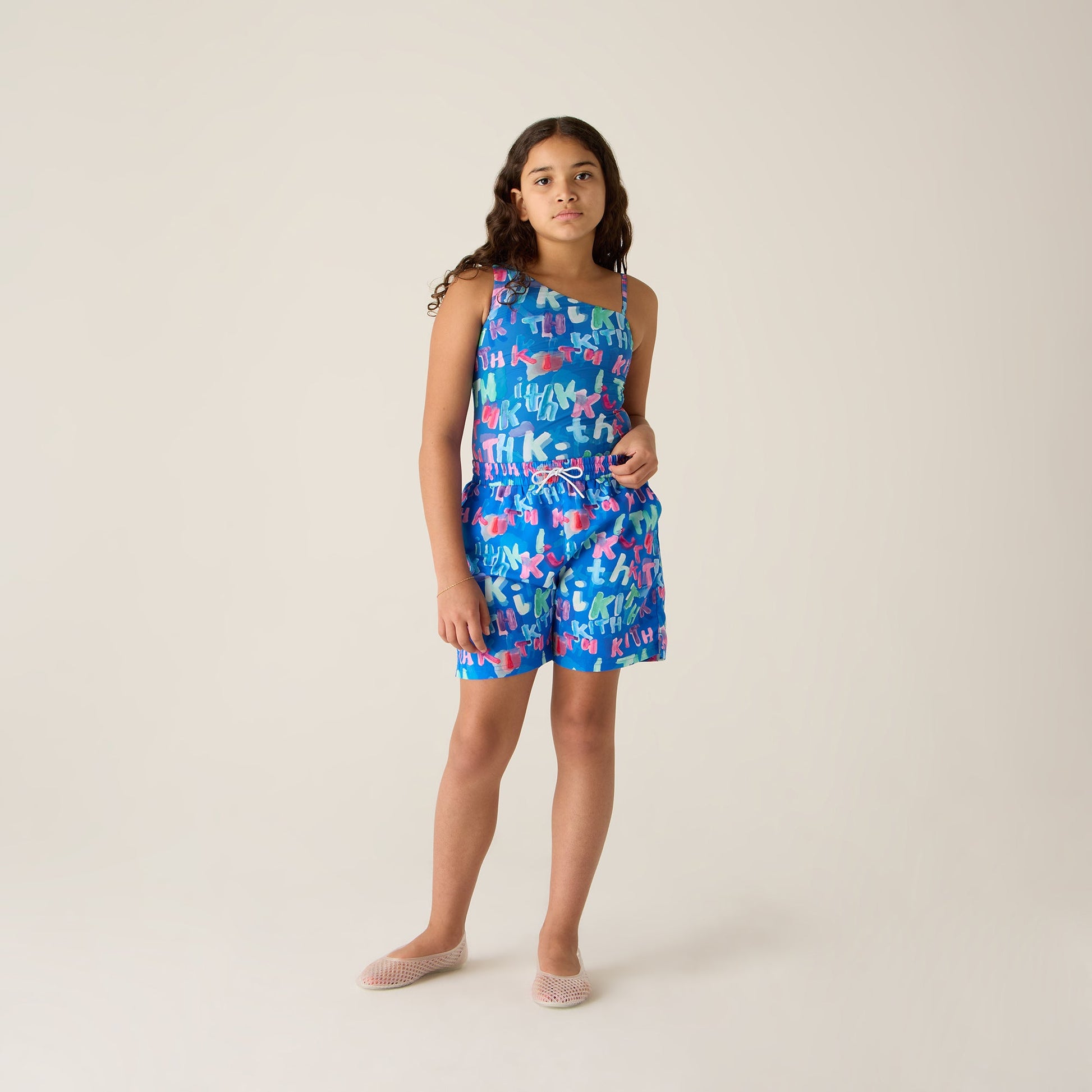 Kids Kith Kith Kids Gemma One-Piece Swimsuit - Marina