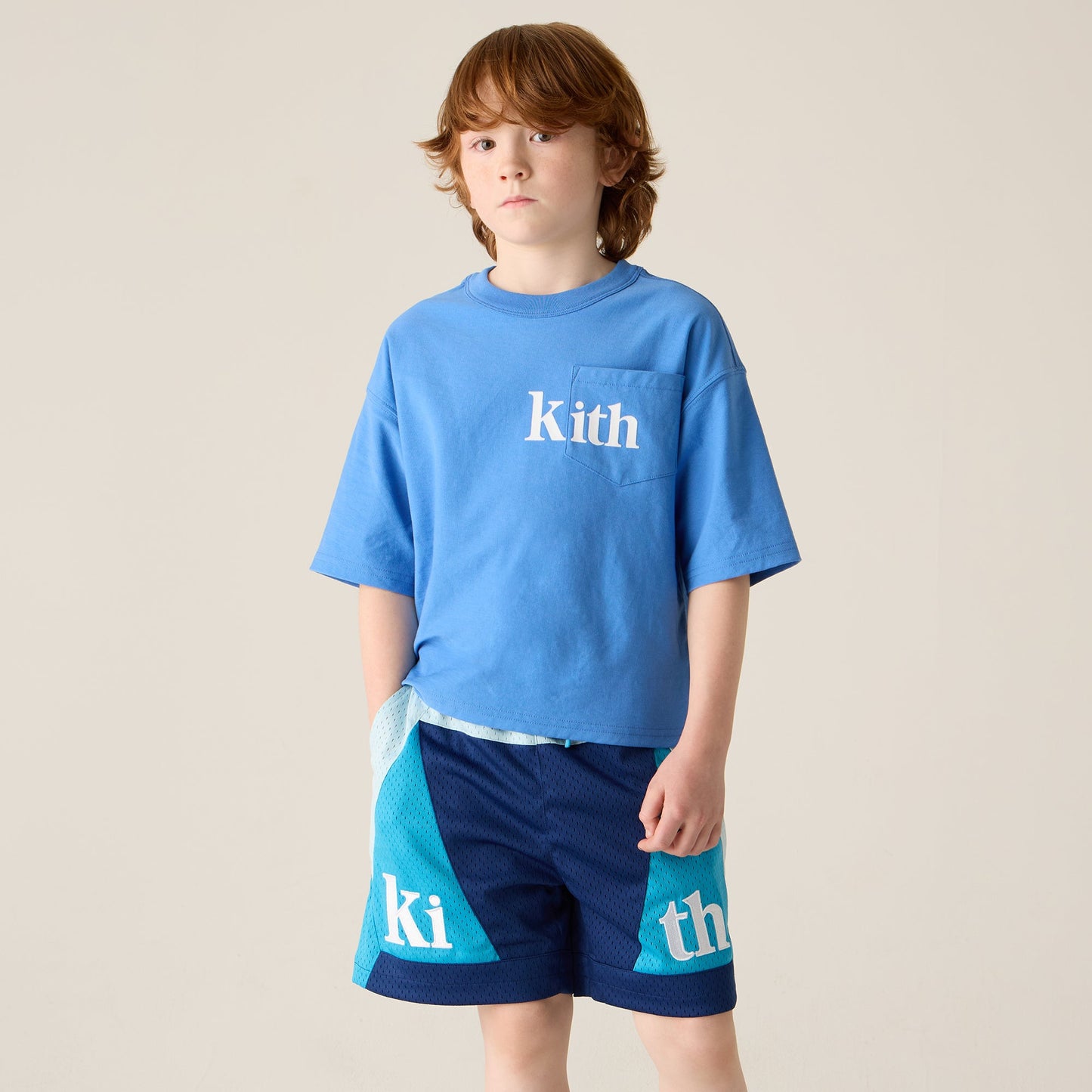 Kids Kith Kith Kids Quinn II Tee - Marina
