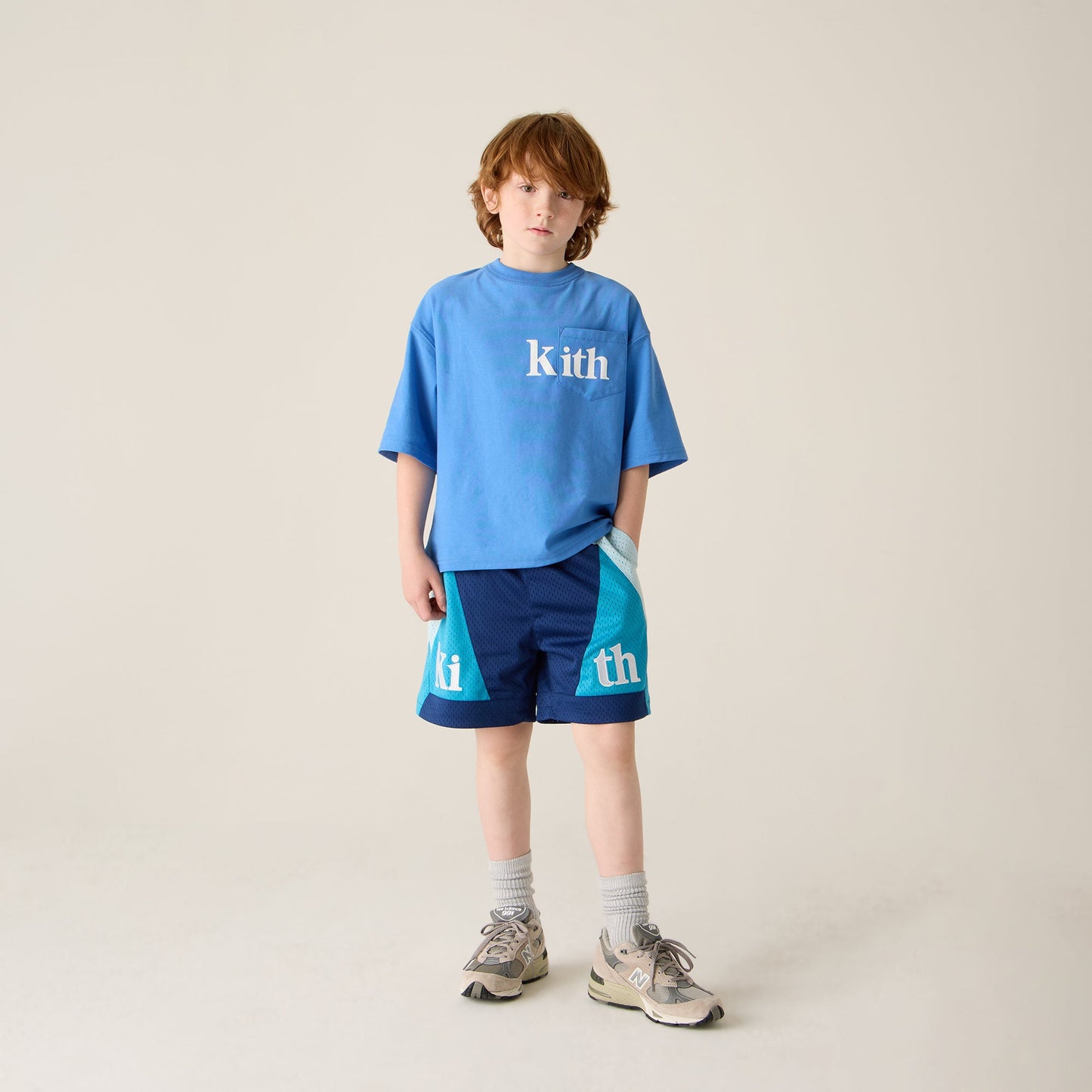 Kids Kith Kith Kids Quinn II Tee - Marina