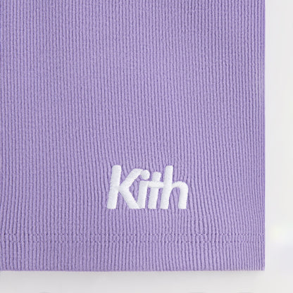 Kids Kith Kith Kids Rib Biker Short - Iris