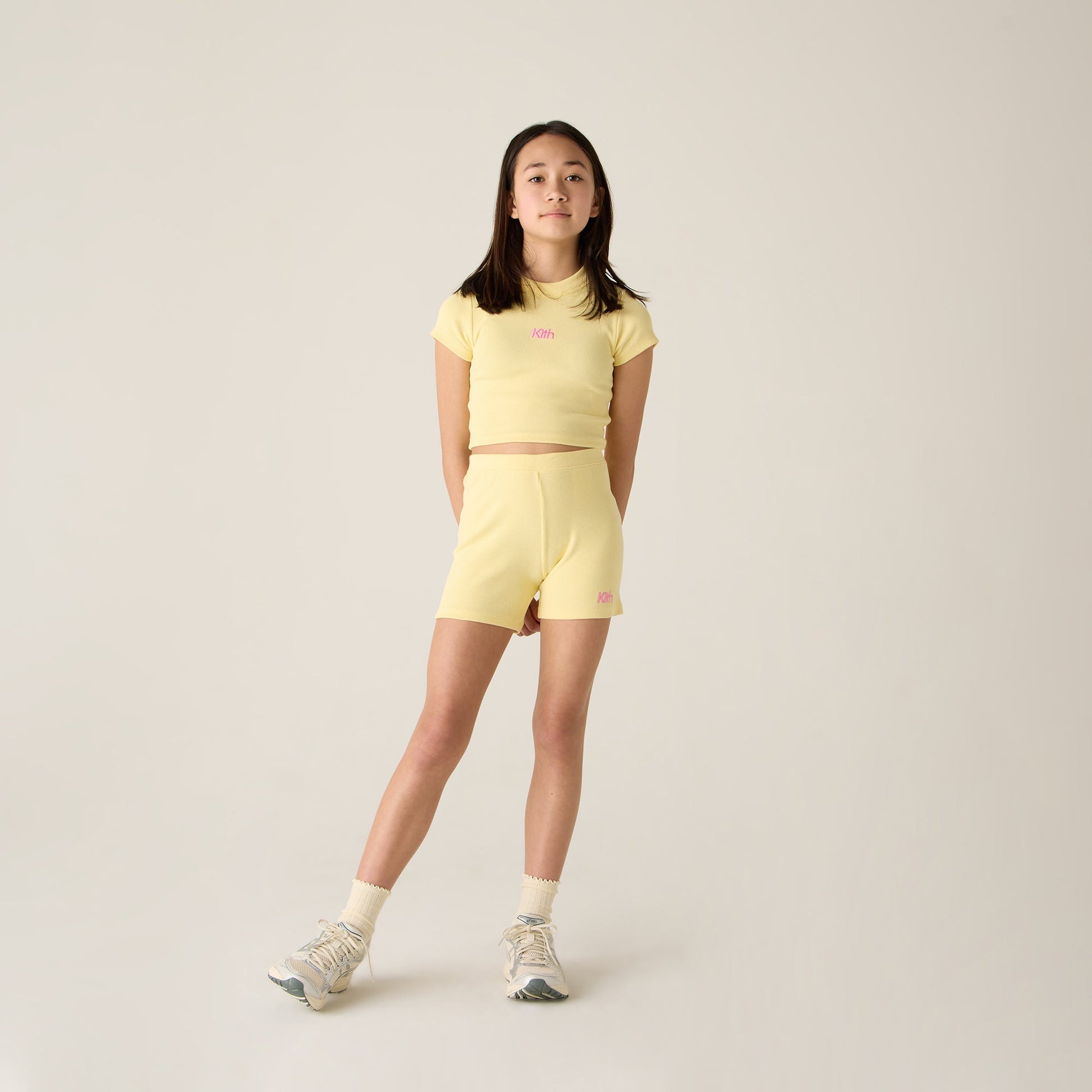 Kids Kith Kith Kids Rib Biker Short - Ray