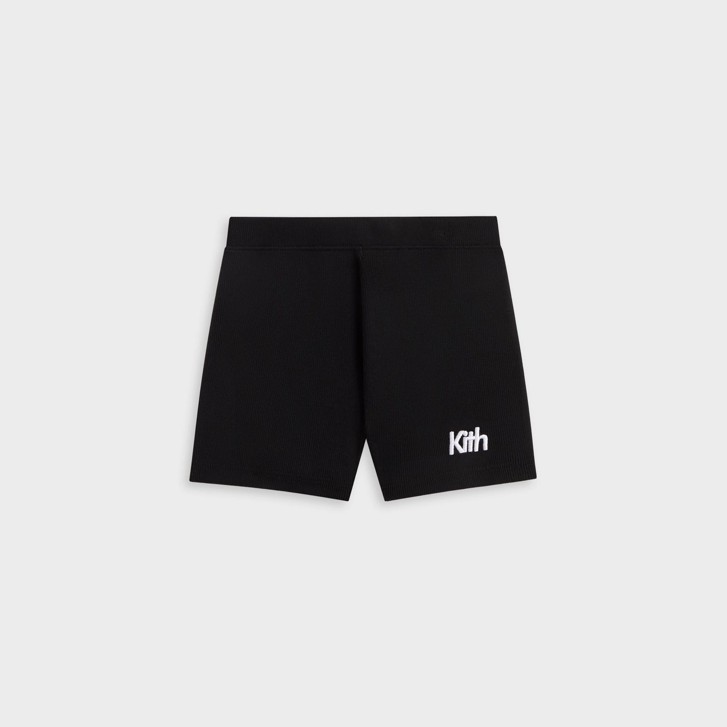 Kids Kith Kith Kids Rib Biker Short - Black
