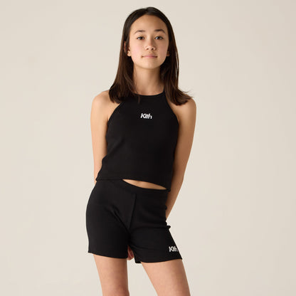 Kids Kith Kith Kids Rib Biker Short - Black
