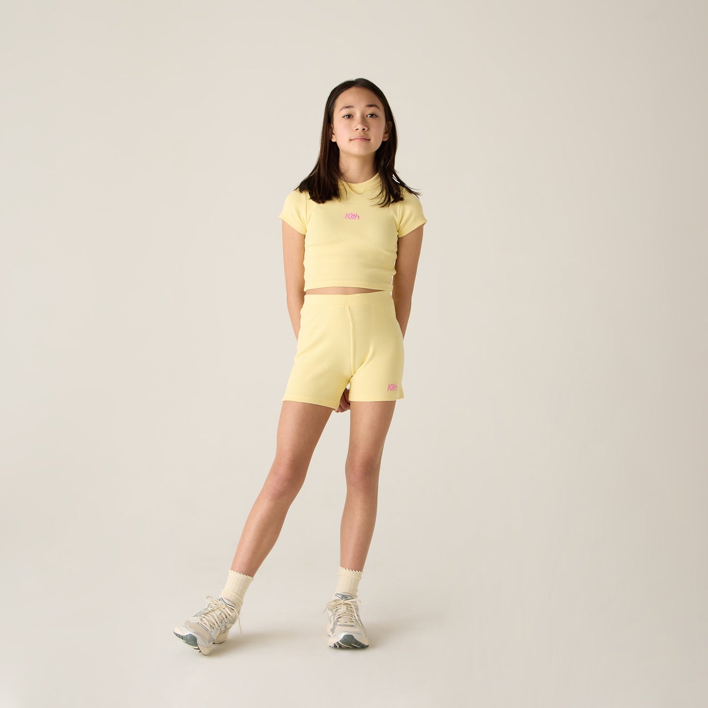 Kids Kith Kith Kids Rib Mulberry Tee - Ray