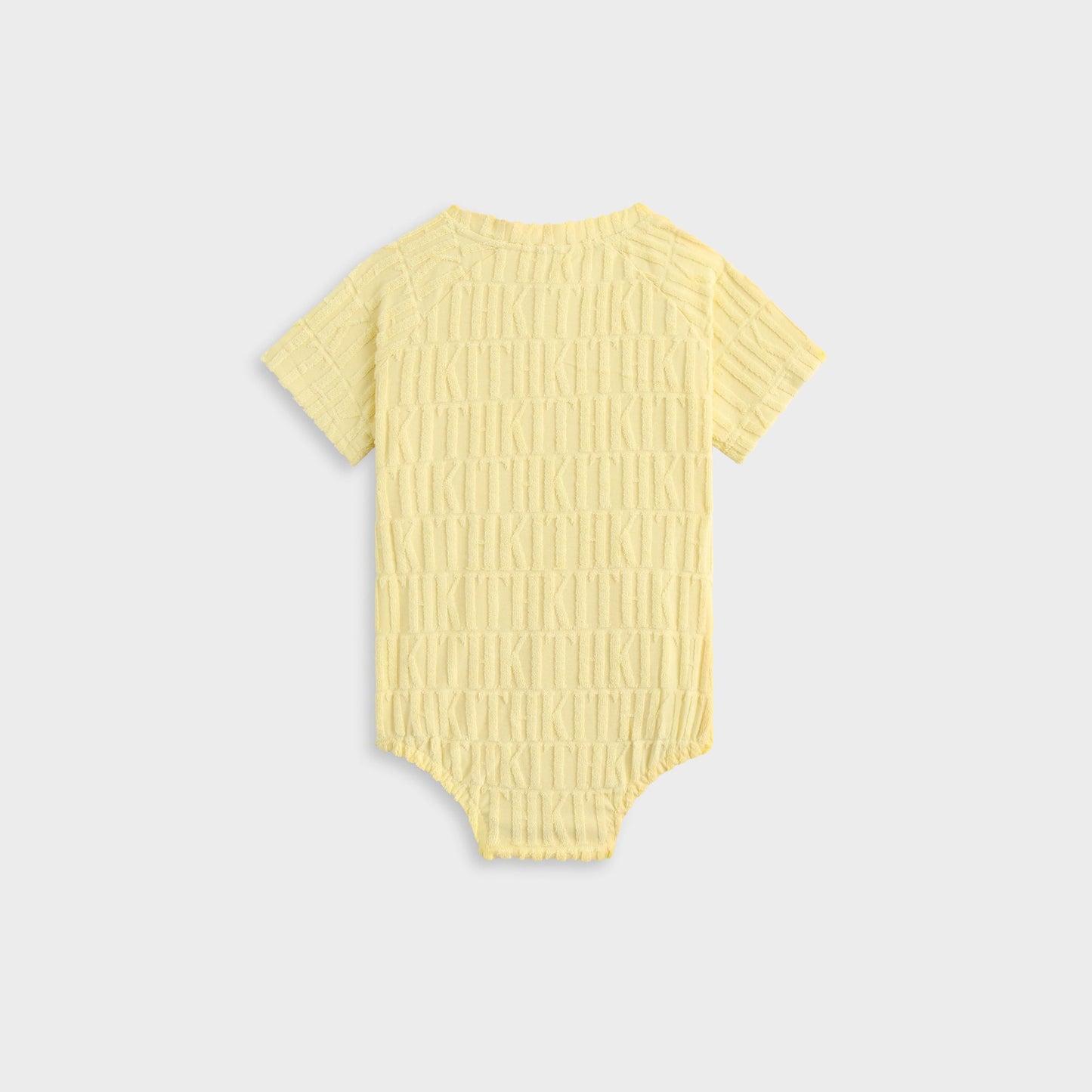 Kids Kith Kith Baby Monogram Terry Henley Romper - Ray