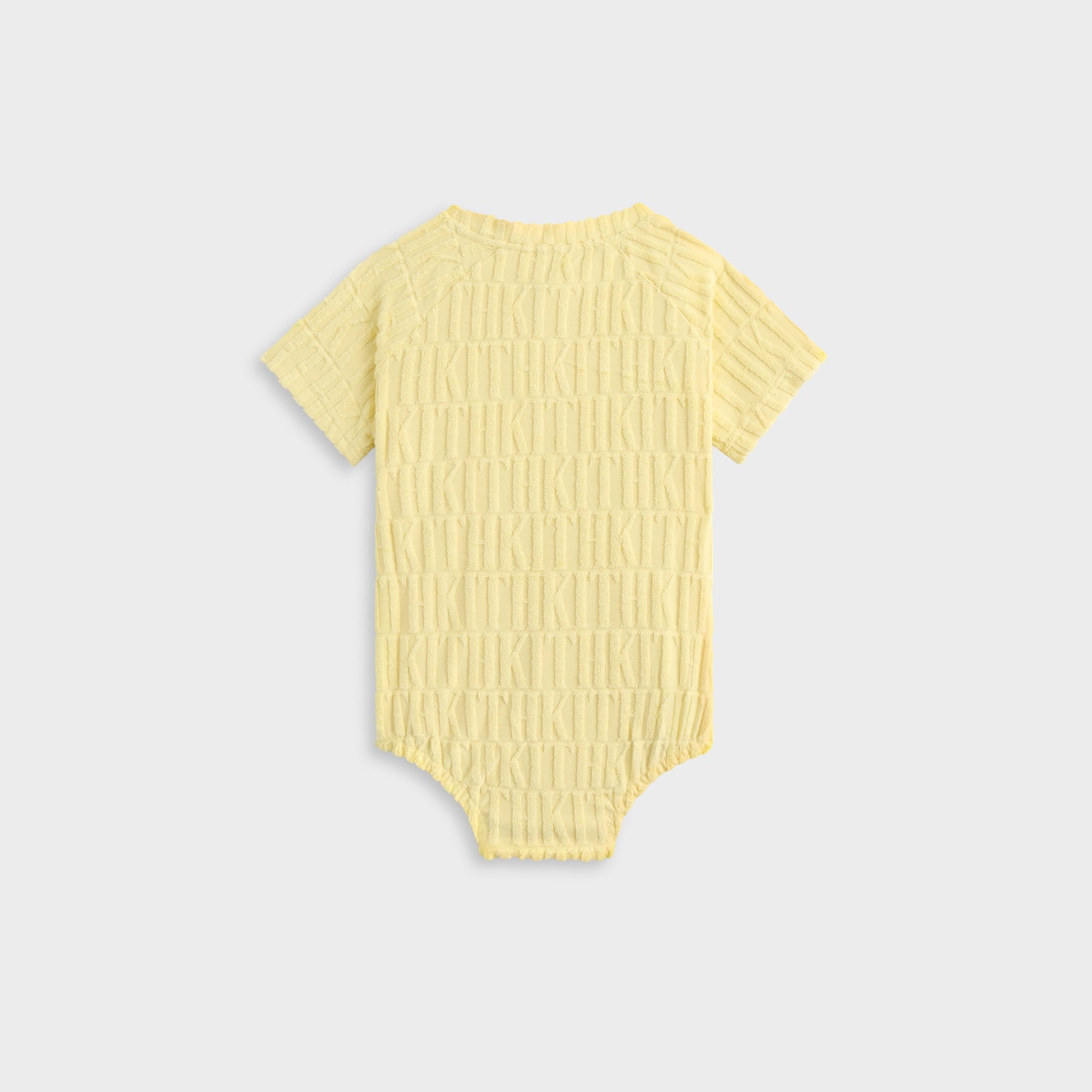 Kids Kith Kith Baby Monogram Terry Henley Romper - Ray