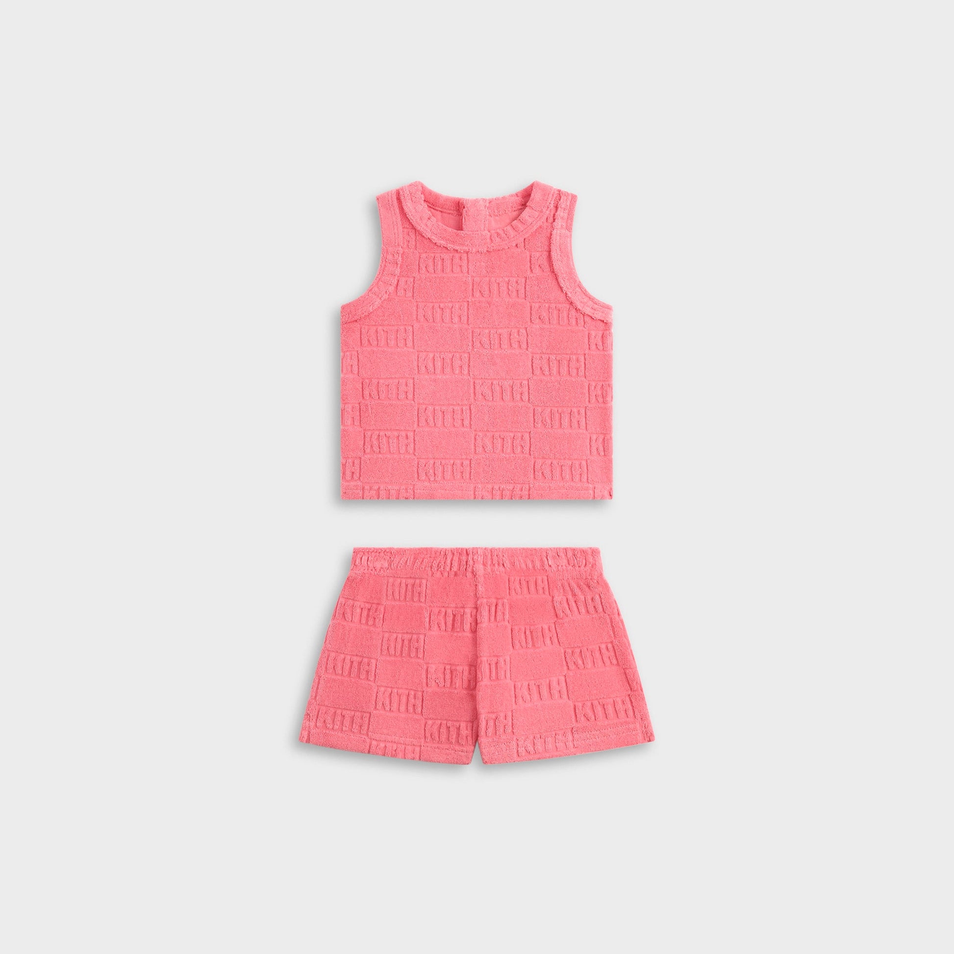 Kids Kith Kith Baby Monogram Terry Tank Set - Dawn
