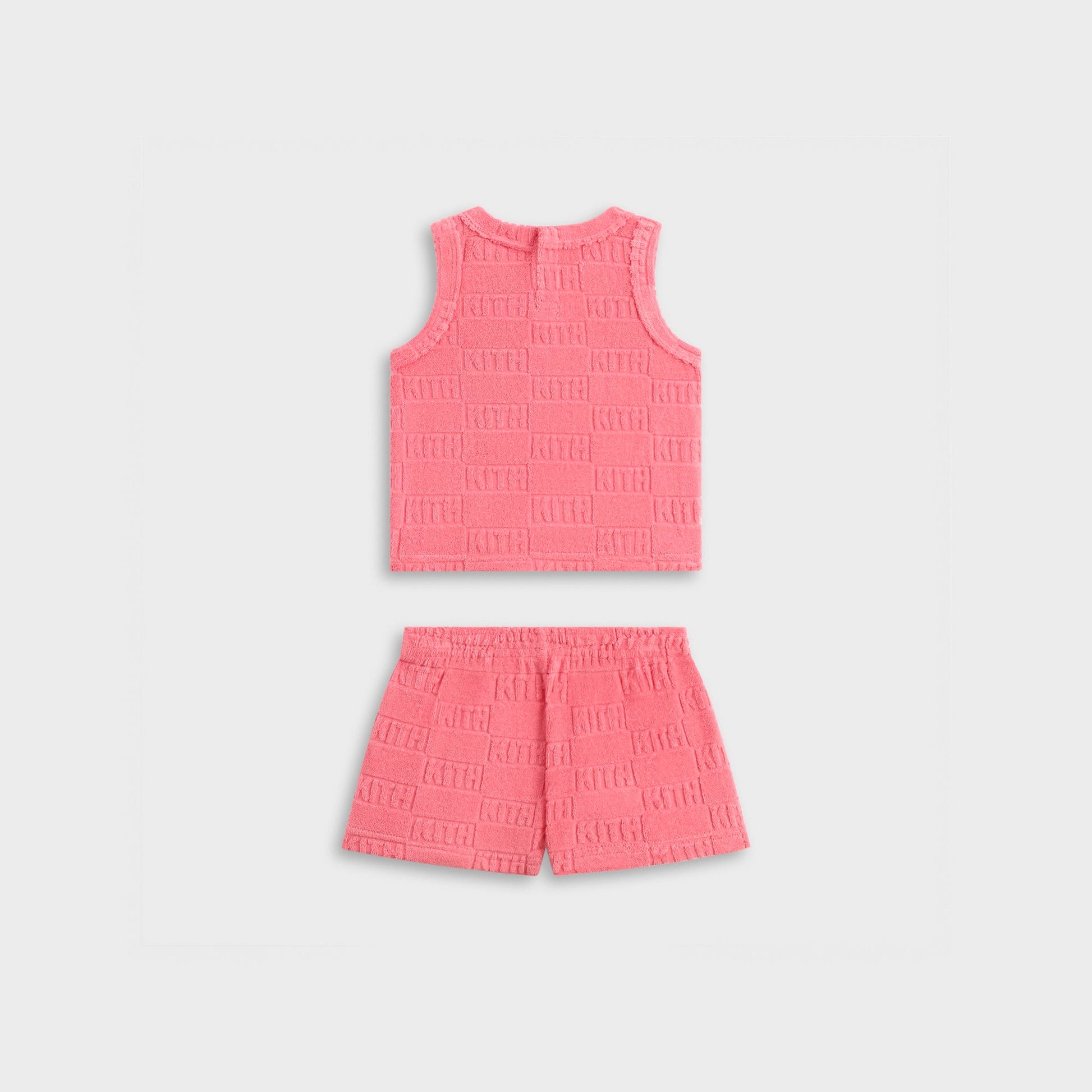 Kids Kith Kith Baby Monogram Terry Tank Set - Dawn