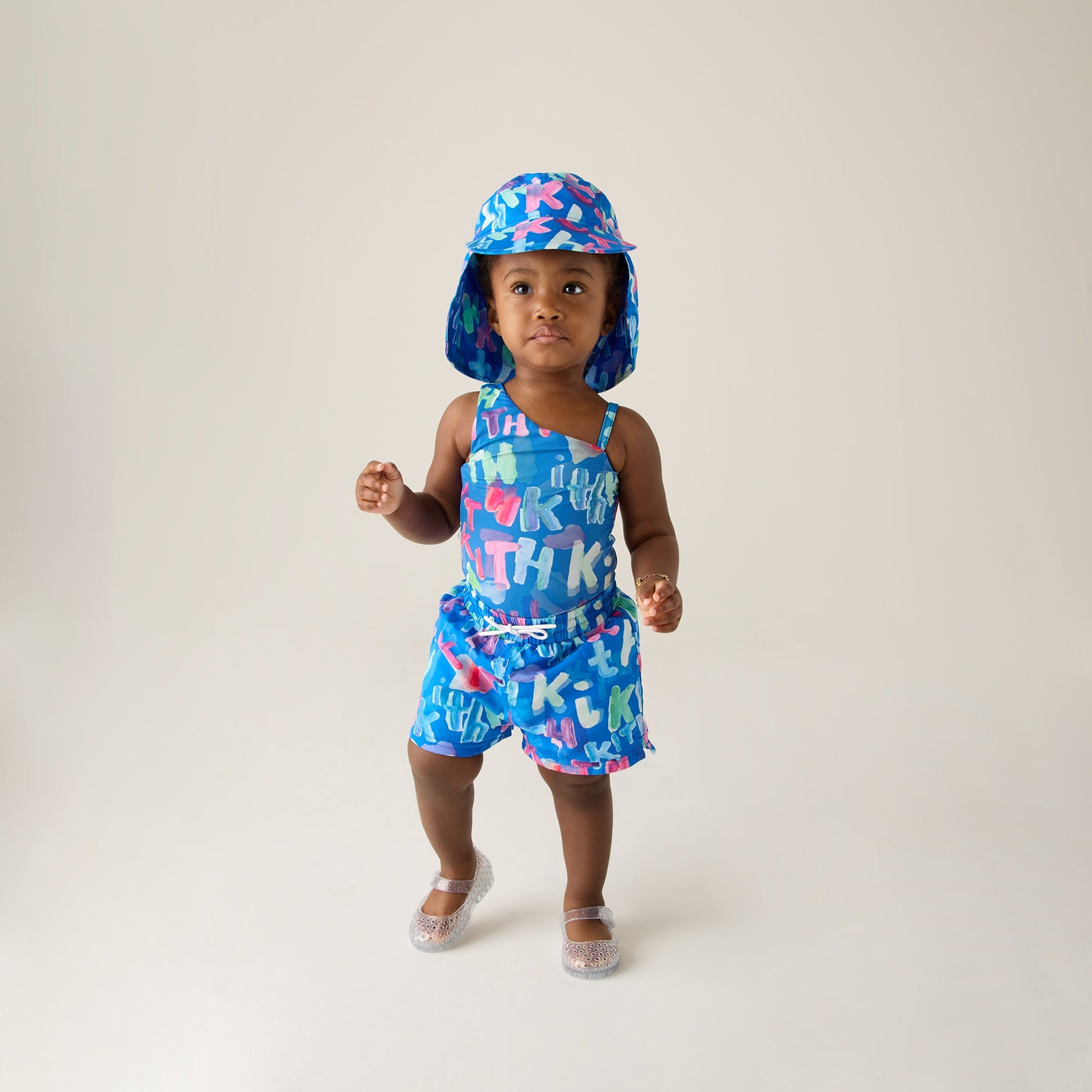 Kids Kith Kith Baby Gemma One-Piece Swimsuit - Marina