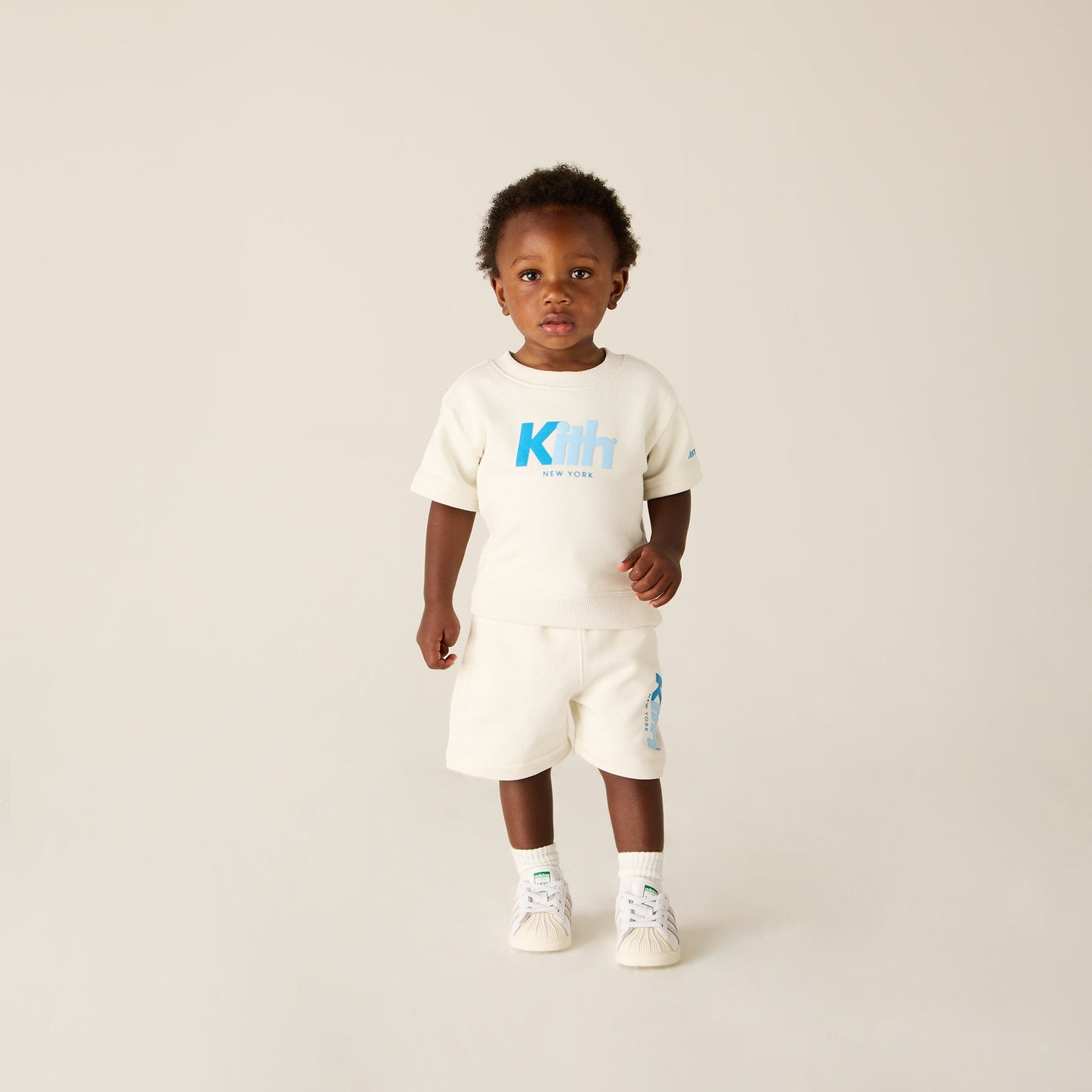 Kids Kith Kith Baby Nelson Short Sleeve Crewneck - Silk