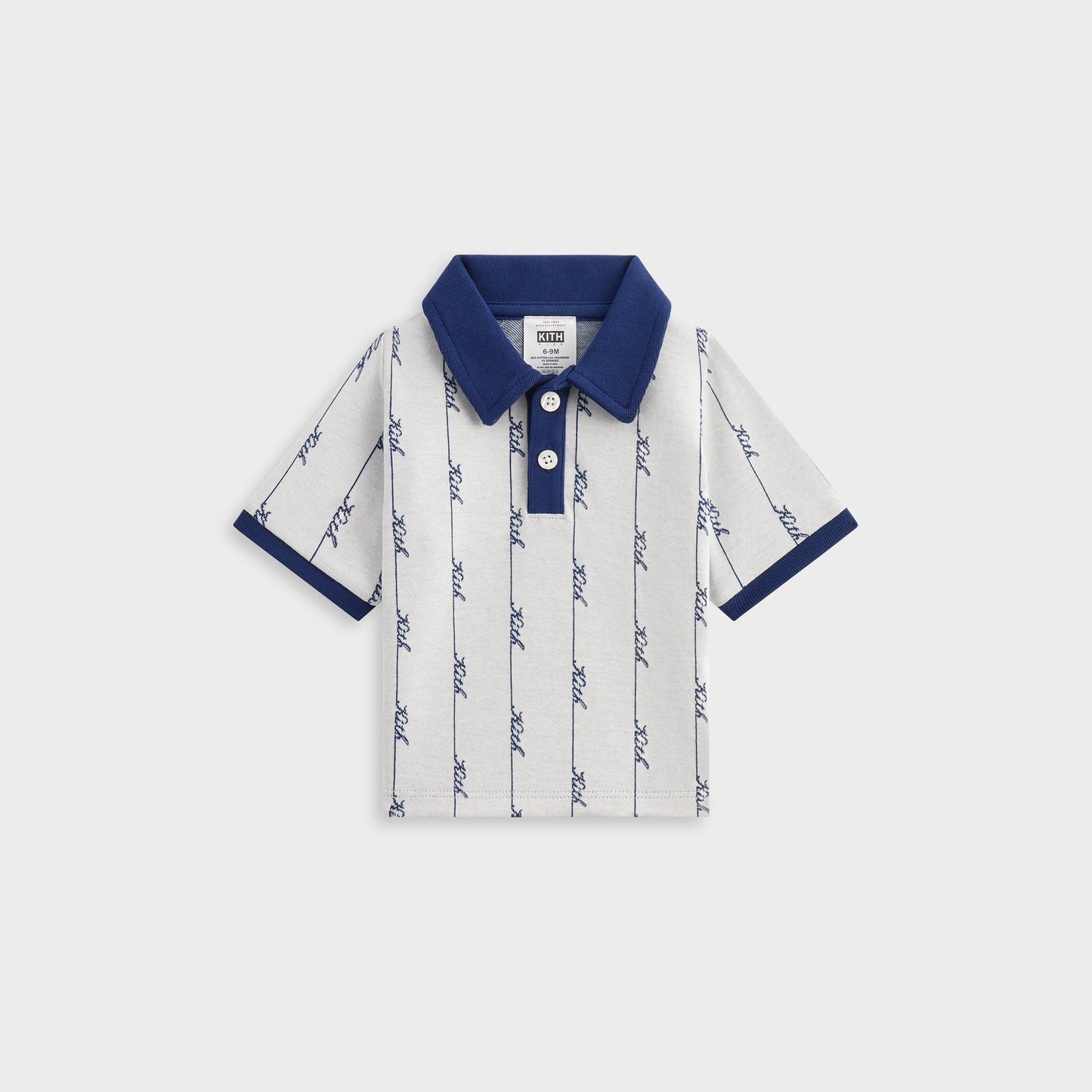 Kids Kith Kith Baby Script Knit Tilden Polo - Sandrift