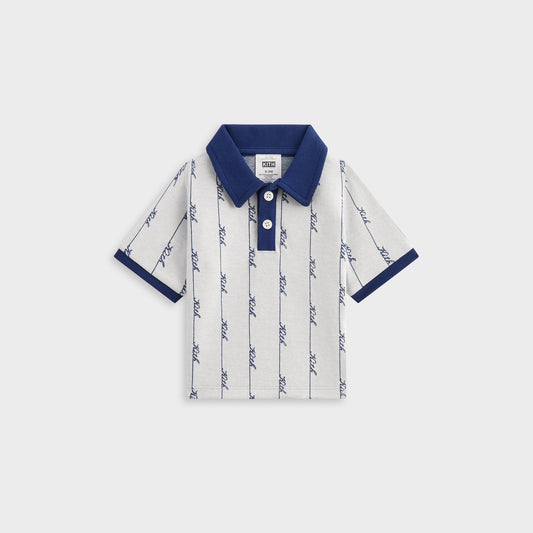 Kids Kith Kith Baby Script Knit Tilden Polo - Sandrift