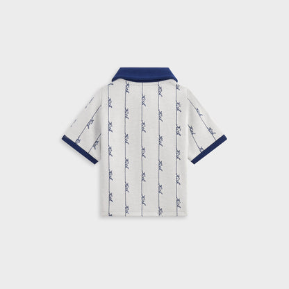 Kids Kith Kith Baby Script Knit Tilden Polo - Sandrift