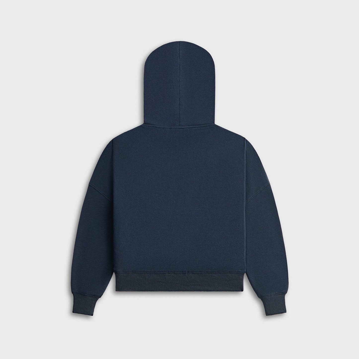 Kids Kith Kith Kids Waffle Nelson Quarter Zip Hoodie - Nocturnal