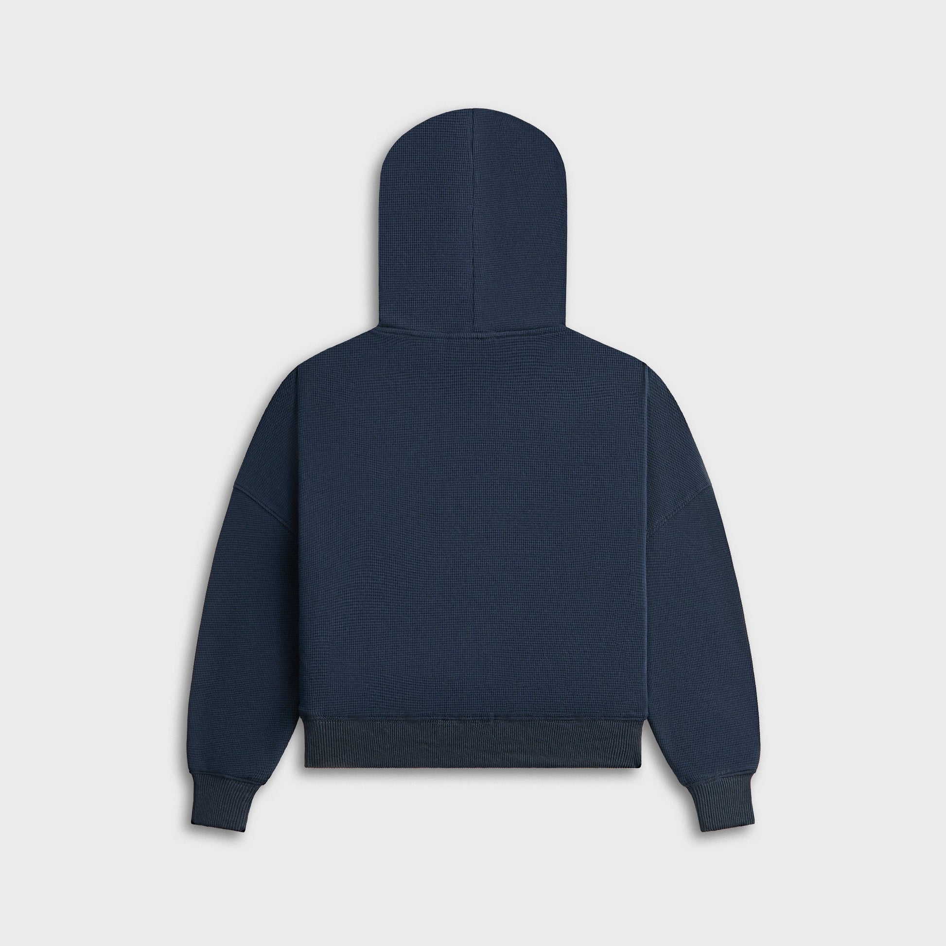 Kids Kith Kith Kids Waffle Nelson Quarter Zip Hoodie - Nocturnal