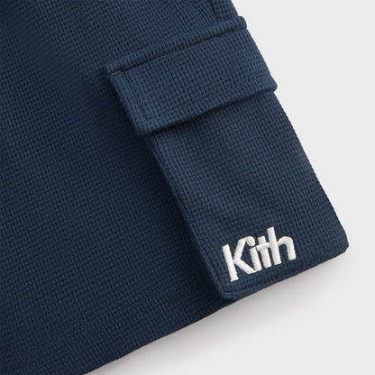 Kids Kith Kith Kids Waffle Fairfax Short - Nocturnal