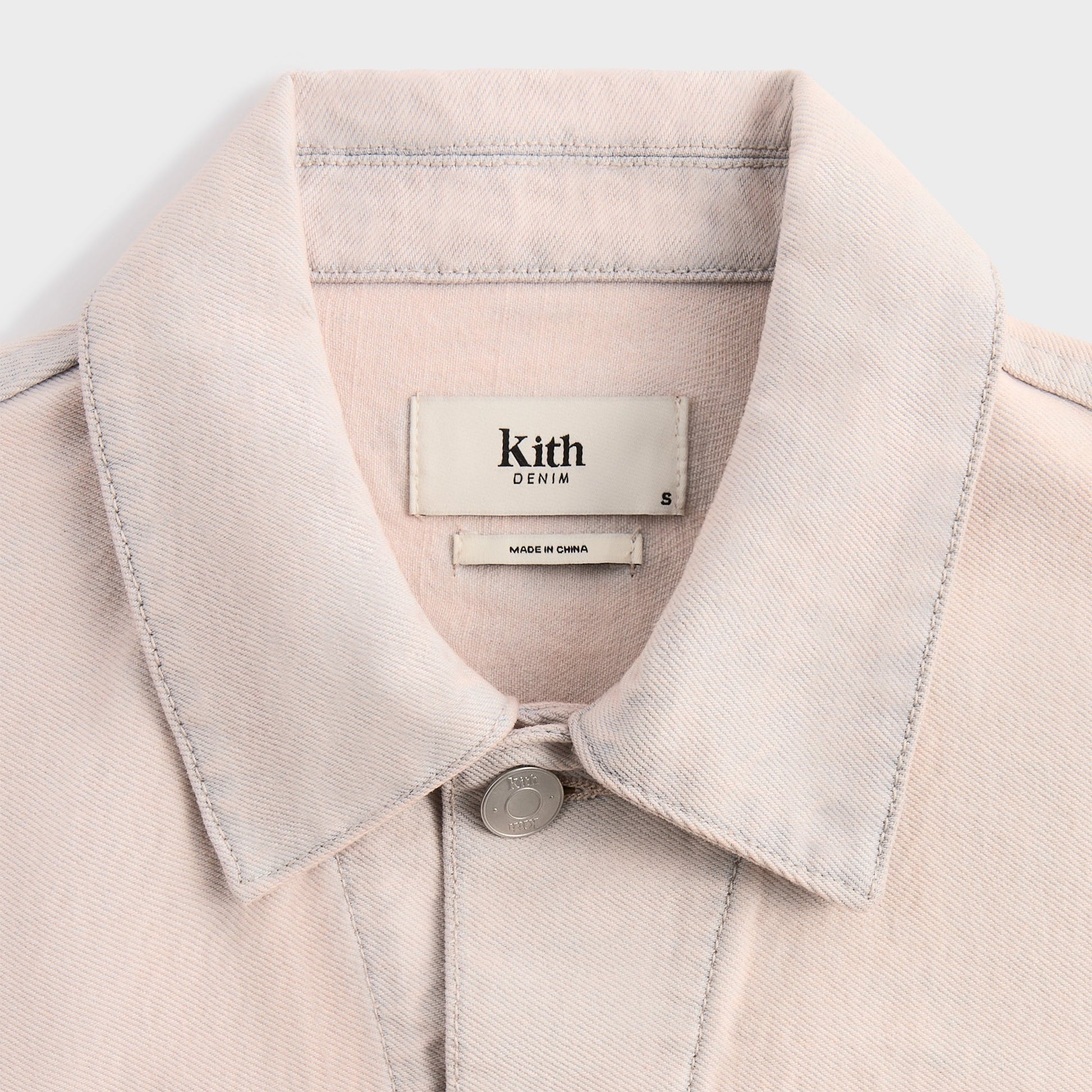 Men Kith Kith Alonzo Denim Jacket - Washed Pastel