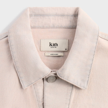 Men Kith Kith Alonzo Denim Jacket - Washed Pastel