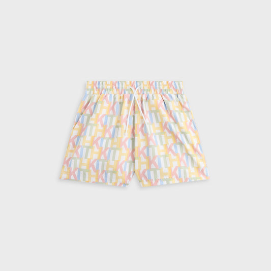 Kids Kith Kith Kids Monogram Kai Swim Trunk - Silk