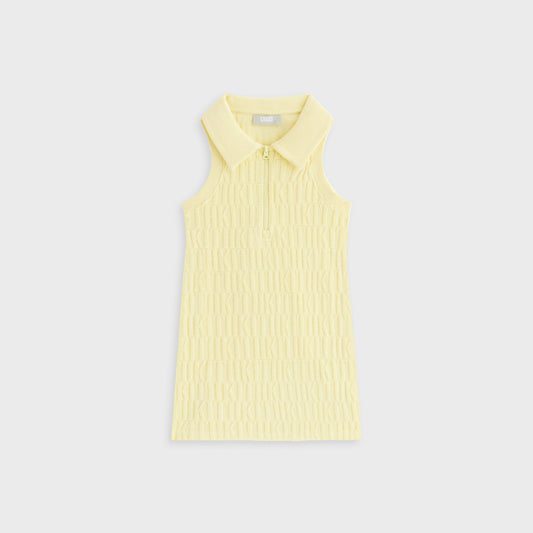Kids Kith Kith Kids Monogram Terry Polo Dress - Ray