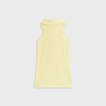 Kids Kith Kith Kids Monogram Terry Polo Dress - Ray