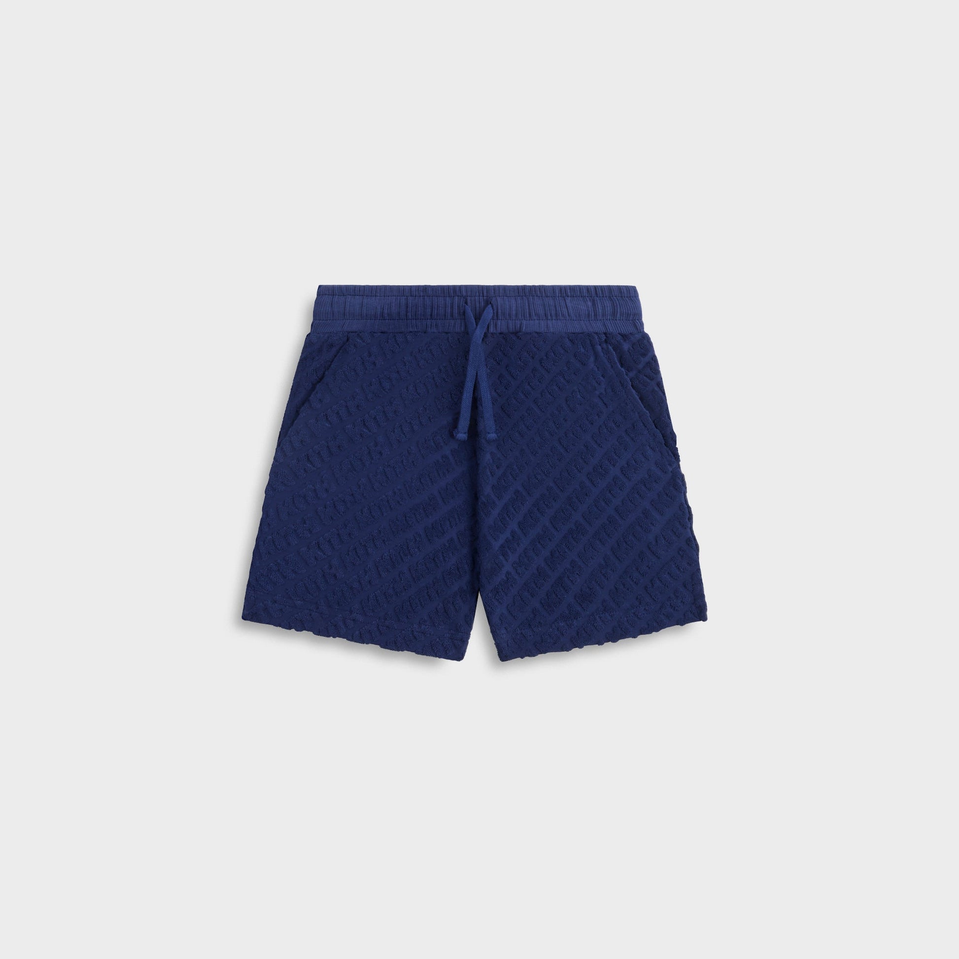 Kids Kith Kith Kids Monogram Terry Camp Short - Screen