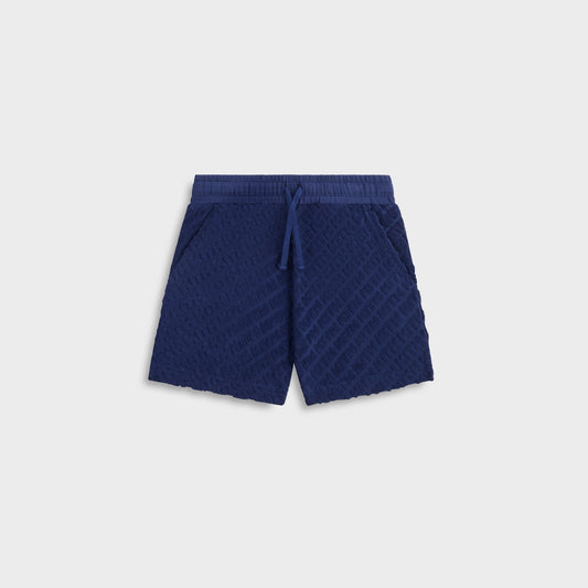 Kids Kith Kith Kids Monogram Terry Camp Short - Screen