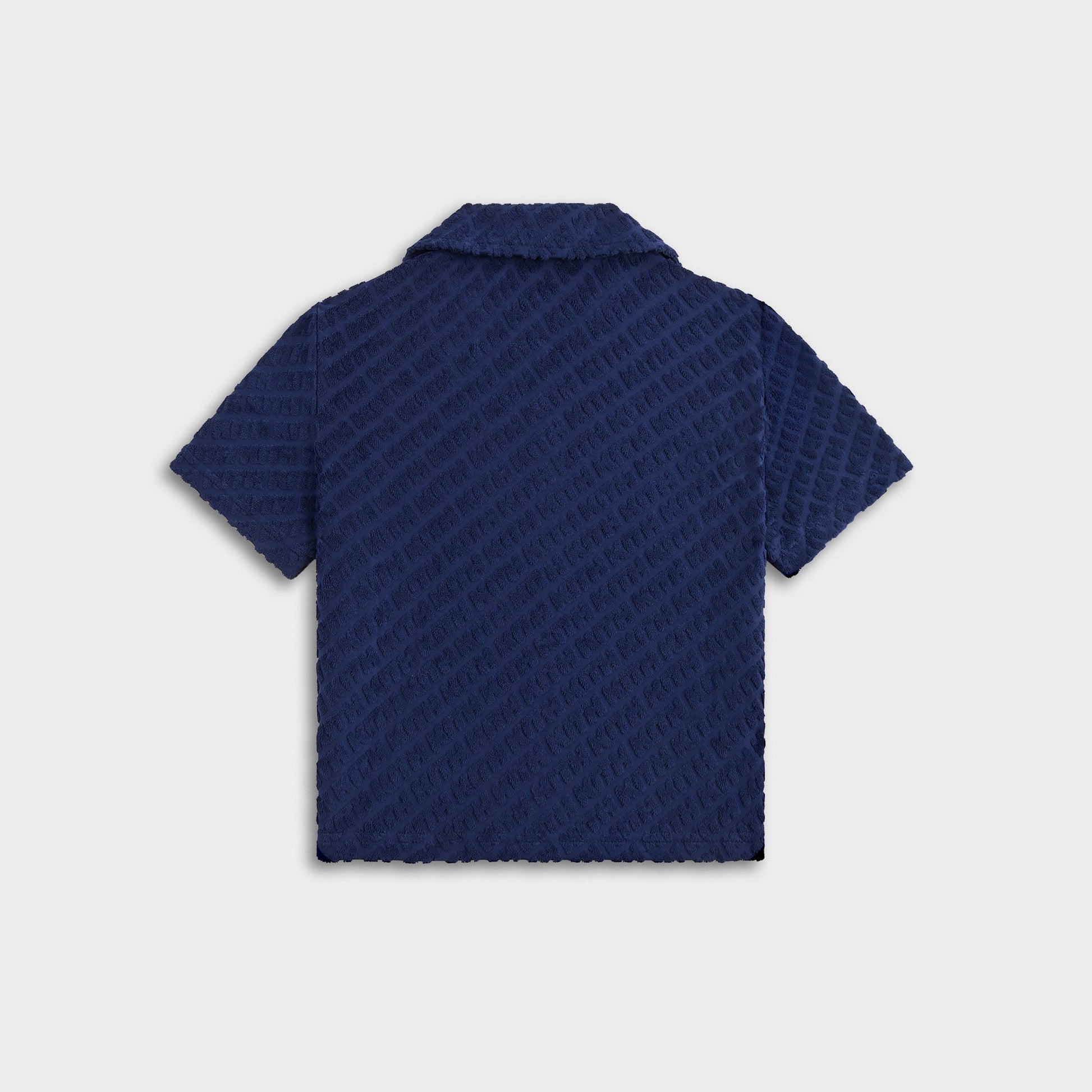 Kids Kith Kith Kids Monogram Terry Camp Shirt - Screen
