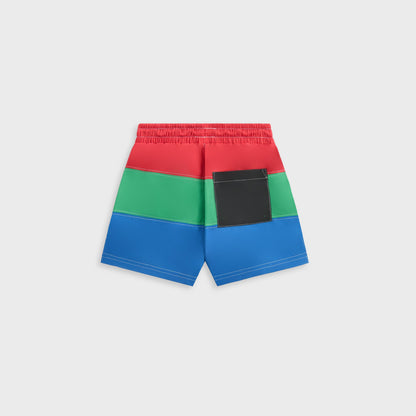 Kids Kith Kith Kids Retro Kai Swim Trunk - Black