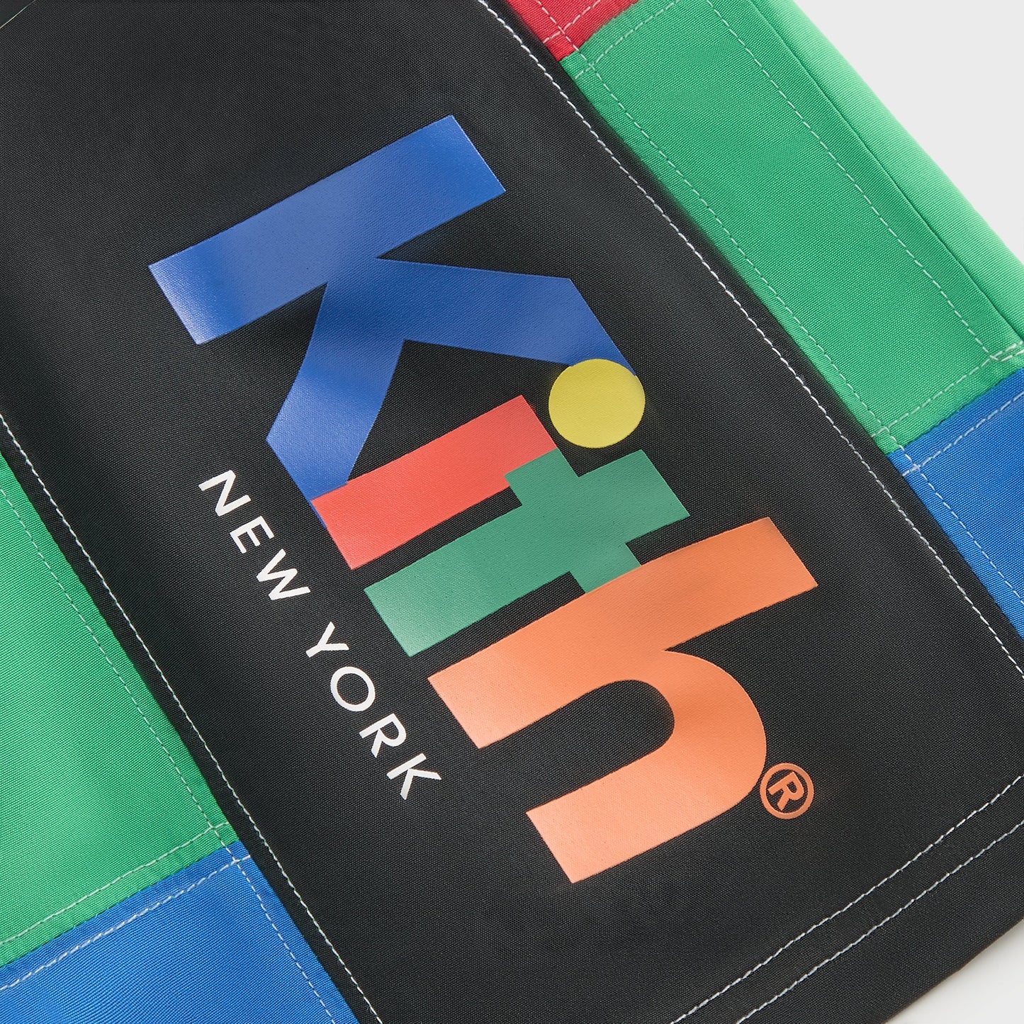 Kids Kith Kith Kids Retro Kai Swim Trunk - Black