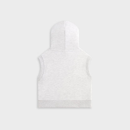 Kids Kith Kith Kids Pathways Sleeveless Hoodie - Light Heather Grey