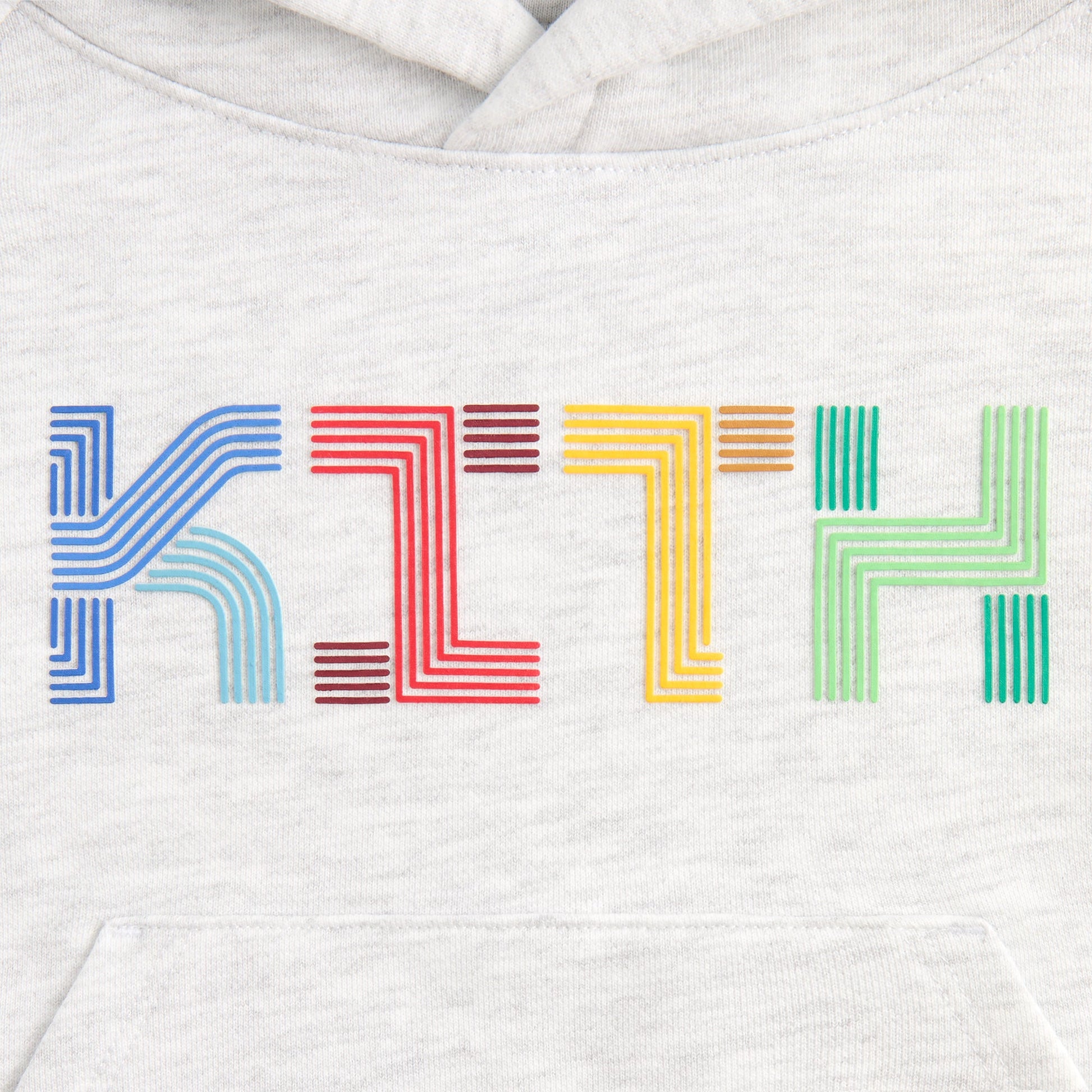 Kids Kith Kith Kids Pathways Sleeveless Hoodie - Light Heather Grey