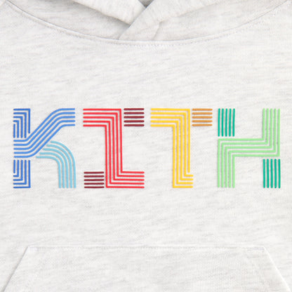 Kids Kith Kith Kids Pathways Sleeveless Hoodie - Light Heather Grey