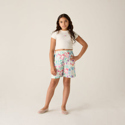 Kids Kith Kith Kids Watercolor Camp Short - White
